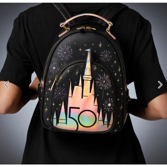 Disney Parks Loungefly Disney World 50th Anniversary Grand Finale  Backpack main image 12